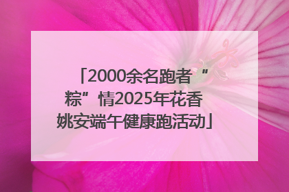 2000余名跑者“粽”情2025年花香姚安端午健康跑活动